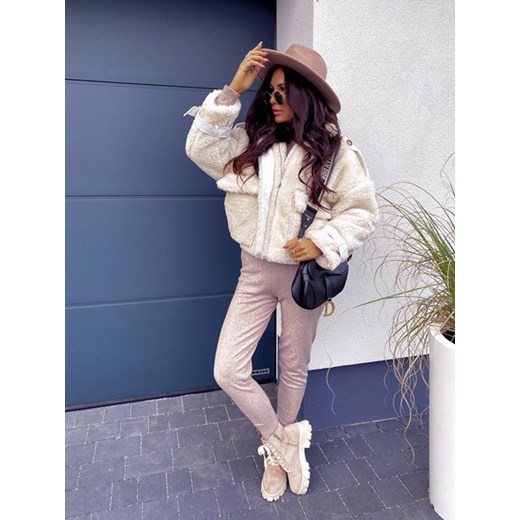Kurtka ala'baranek kremowa Marita 36 Hollywood Dream S hollywooddream.pl