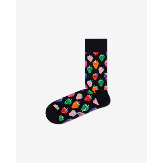 Happy Socks Strawberry Skarpetki Czarny Wielokolorowy Happy Socks 41-46 promocja BIBLOO