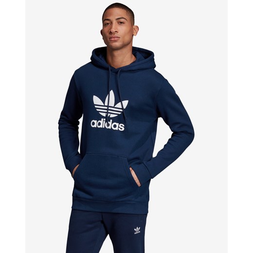 adidas Originals Trefoil Bluza Niebieski S BIBLOO