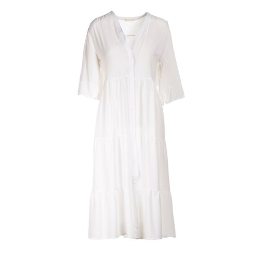 Biała Sukienka Kalligale Renee S/M wyprzedaż Renee odzież