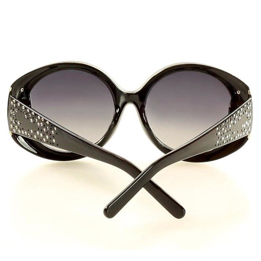 Ekstrawaganckie okulary przeciwsłoneczne MAZZINI SUPER STAR czarny Looks Style Eyewaer uniwersalny Verostilo