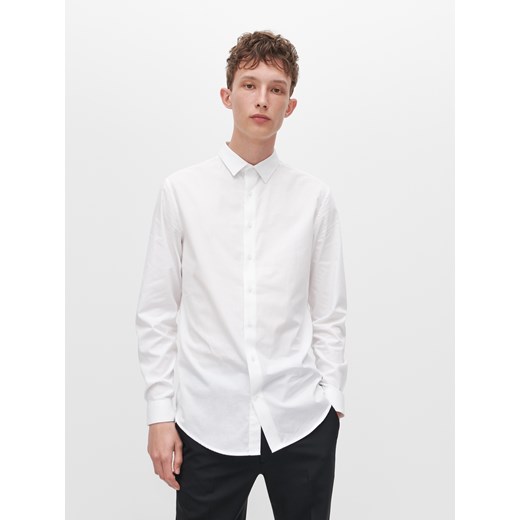 Reserved - Koszula z bawełny organicznej - Biały Reserved XL Reserved
