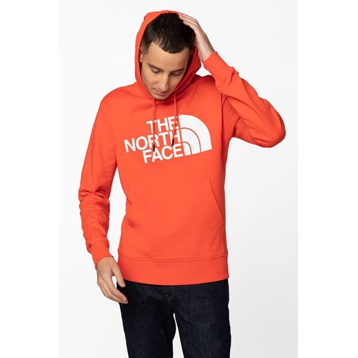 Bluza męska pomarańczowy The North Face z napisem 