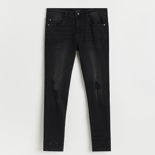 Reserved - Spodnie jeansowe skinny - Szary Reserved 31 Reserved