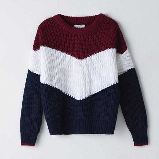 Cropp - Sweter z kolorowej dzianiny - Cropp XL Cropp
