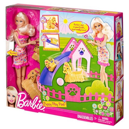 Barbie plac zabaw dla piesków X6559 pewex zielony do domu