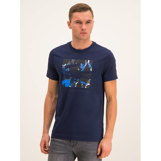 Lacoste T-Shirt TH7971 Granatowy Regular Fit Lacoste 5 promocyjna cena MODIVO