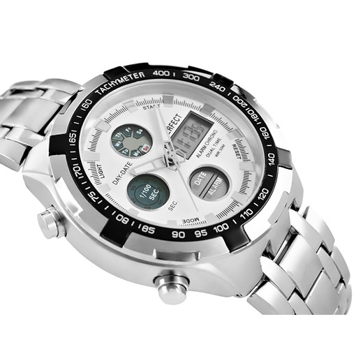 zegarek męski perfect a816-4 dual time iluminacja Moda Dla Ciebie