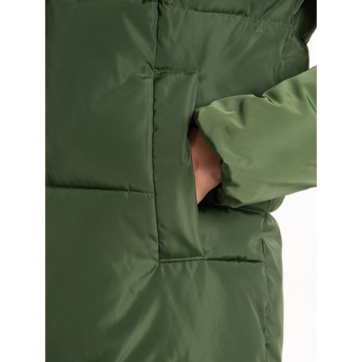 GATE THINK GREEN: Długa pikowana kurtka z watoliną wykonaną z poliestru z recyklingu Gate 34 promocyjna cena gateshop