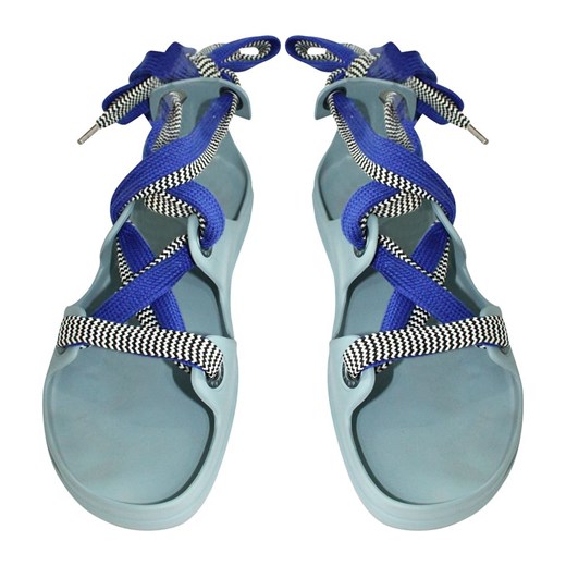 Rubber Sandals with Blue Laces Acne Studios Vintage 37 okazja showroom.pl