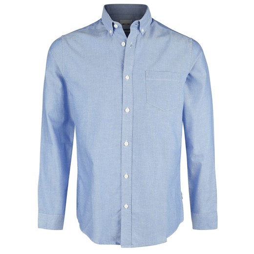 ONLY and SONS - Alvaro Oxford Shirt - Koszula z długim rękawem - niebieski L EMP