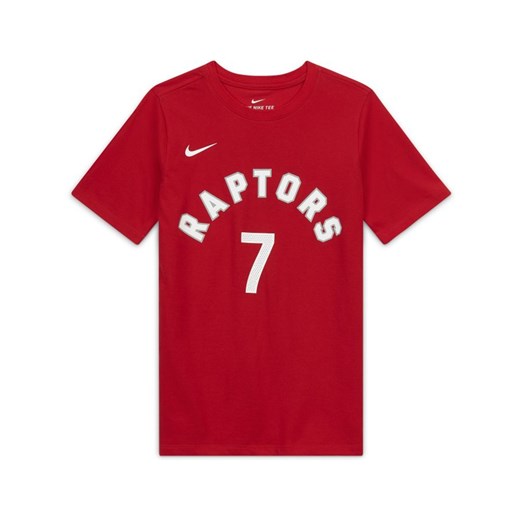 T-shirt dla dużych dzieci NBA Nike Dri-FIT Kyle Lowry Raptors - Czerwony Nike S Nike poland