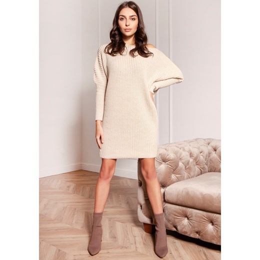 OVERSIZE'OVY SWETER - TUNIKA SWE135 Lanti S/M showroom.pl