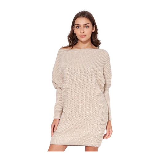 OVERSIZE'OVY SWETER - TUNIKA SWE135 Lanti S/M showroom.pl