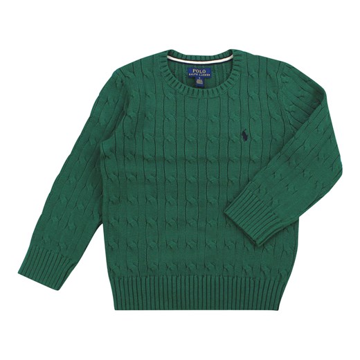 Zielony sweter chłopięcy Ralph Lauren 