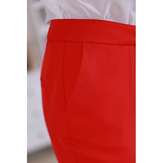 Czerwone spodnie damskie IVET 