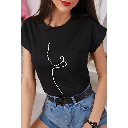 T-shirt damski BRINZY BLACK M okazja Ivet Shop