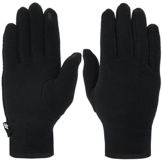 4F Rękawiczki Zimowe Sportowe Dotykowe Smartfon Czarne S darcet