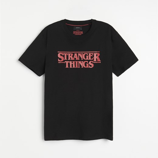 Reserved - Koszulka Stranger Things - Czarny Reserved XL Reserved