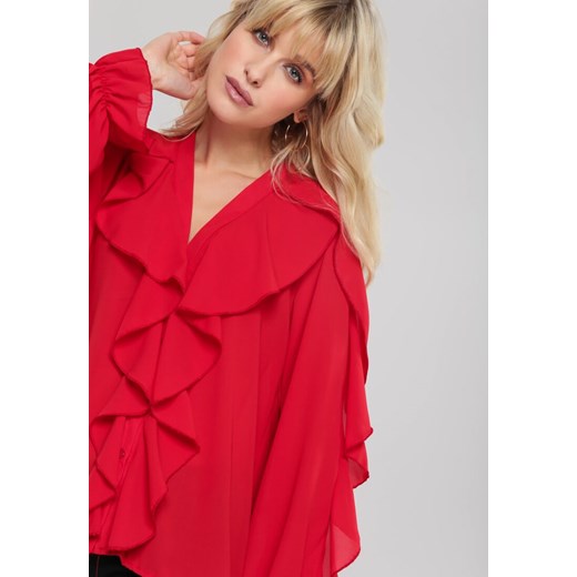 Czerwona Koszula Lilburn Renee ONE SIZE promocja Renee odzież