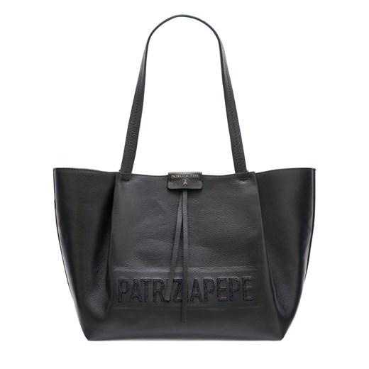 Shopper bag czarna Patrizia Pepe 