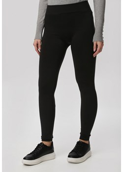 Czarne Legginsy Aegabel ze sklepu Born2be Odzież w kategorii Spodnie damskie - zdjęcie 101180102