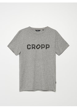 Cropp - Koszulka z nadrukiem - jasny szary ze sklepu Cropp w kategorii T-shirty męskie - zdjęcie 101422054