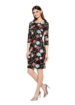 Dopasowana sukienka w kwiaty L'AF Love ze sklepu Eye For Fashion w kategorii Sukienki - zdjęcie 102401184