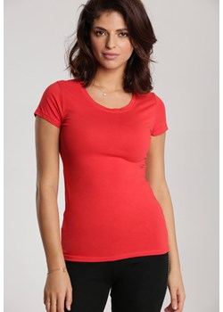 Czerwony T-shirt Ariema ze sklepu Renee odzież w kategorii Bluzki damskie - zdjęcie 102514751