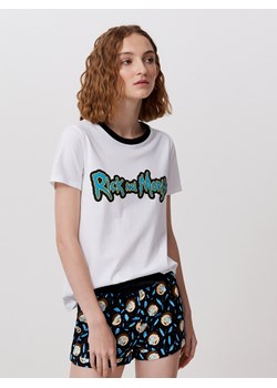 Cropp - Dwuczęściowa piżama Rick and Morty - biały ze sklepu Cropp w kategorii Piżamy damskie - zdjęcie 102634331