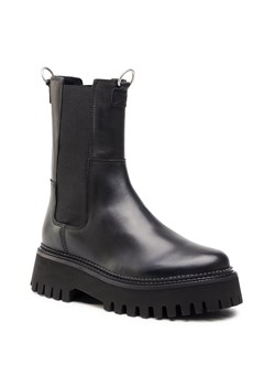 Trapery BRONX - 47268-A Black 1 ze sklepu eobuwie.pl w kategorii Workery damskie - zdjęcie 103046943