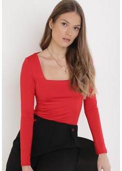 Czerwona Bluzka Alexusi ze sklepu Born2be Odzież w kategorii Bluzki damskie - zdjęcie 104596823