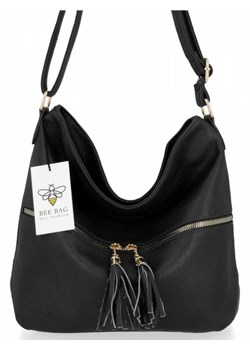 BEE BAG Uniwersalne Torebki Damskie Valeria Czarna (kolory) ze sklepu PaniTorbalska w kategorii Torby Shopper bag - zdjęcie 104601720