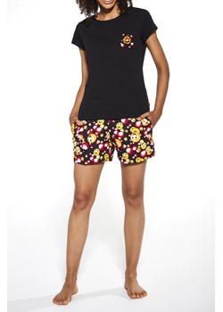 Bawełniana piżama damska Cornette 398/189 Funny czarna ze sklepu bodyciao w kategorii Piżamy damskie - zdjęcie 104676401