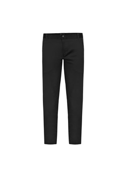 spodnie materiałowe męskie chino slim fit czarne stretch ze sklepu Royal Shop w kategorii Spodnie męskie - zdjęcie 104687503
