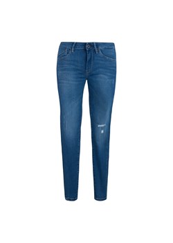 jeansy damskie spodnie jeansowe pepe jeans niebieskie stretch pixie ze sklepu Royal Shop w kategorii Jeansy damskie - zdjęcie 104688113