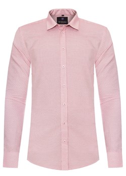 koszula męska di selentino różowa zaragoza slim ze sklepu Royal Shop w kategorii Koszule męskie - zdjęcie 104690130