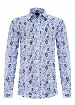Koszula męska Di Selentino w abstrakcyjnym wzorze z tkaniny 