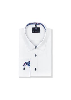 koszula męska di selentino biała z kontrastem ze sklepu Royal Shop w kategorii Koszule męskie - zdjęcie 104691582