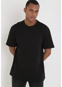 Czarny Koszulka Pixyphe ze sklepu Born2be Odzież w kategorii T-shirty męskie - zdjęcie 104810431
