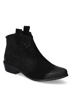 Kowbojki Exquisite 1130 Czarne zamsz ze sklepu Arturo-obuwie w kategorii Botki - zdjęcie 104881783