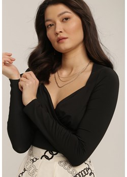 Czarna Bluzka Iphicraethon ze sklepu Renee odzież w kategorii Bluzki damskie - zdjęcie 104883440