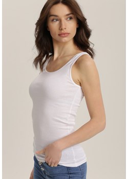 Biały Top Bawełniany Ianmaer ze sklepu Renee odzież w kategorii Bluzki damskie - zdjęcie 105020181