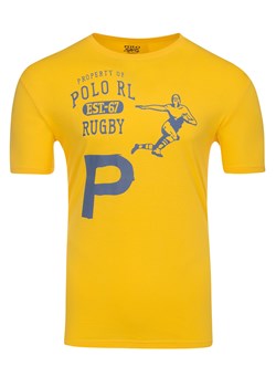T-shirt męski żółty Ralph Lauren z krótkim rękawem 