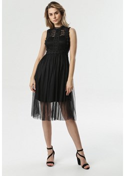 Czarna Sukienka Ortiz ze sklepu Born2be Odzież w kategorii Sukienki - zdjęcie 105736824
