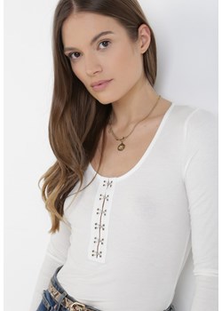 Białe Body Nautilis ze sklepu Born2be Odzież w kategorii Bluzki damskie - zdjęcie 105813192