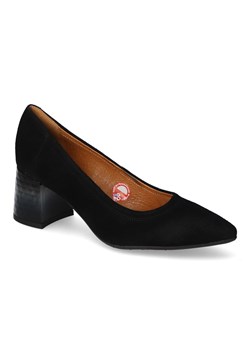 Czółenka Arka BI5945/0026+2199 Czarne zamsz ze sklepu Arturo-obuwie w kategorii Czółenka - zdjęcie 105816702