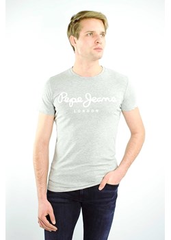 t-shirt męski pepe jeans szary ze sklepu Royal Shop w kategorii T-shirty męskie - zdjęcie 106013001