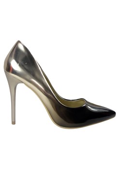 Ombre szpilki wysokie czarno złote buty ze sklepu Kokietki w kategorii Czółenka - zdjęcie 106047221