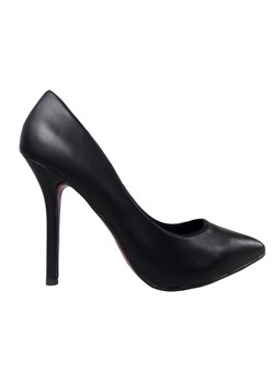 Czarne szpilki matowe buty damskie zgrabne ze sklepu Kokietki w kategorii Czółenka - zdjęcie 106047680